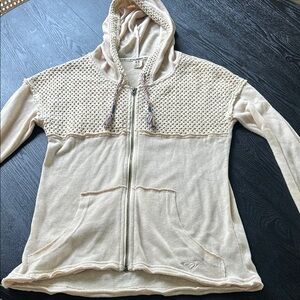 Roxy Cream Hooded Sweatshirt